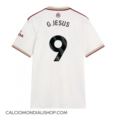 Maglie da calcio Arsenal Gabriel Jesus #9 Terza Maglia 2025-26 Manica Corta Maglie da calcio Arsenal Gabriel Jesus #9 Terza Maglia 2025-26 Manica Corta